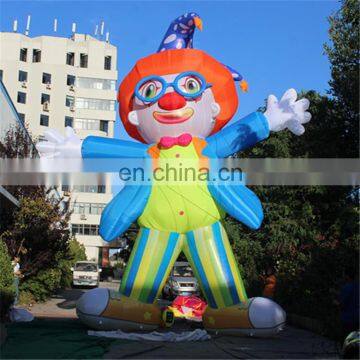 customized giant funny looking cartoon clown inflatable character for event&advertising