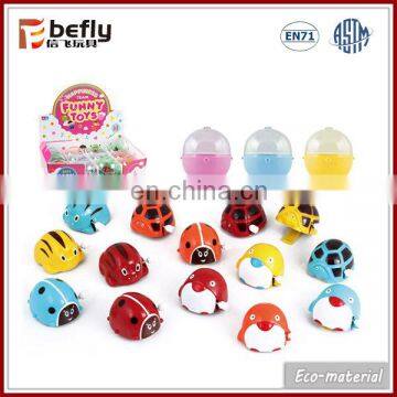 Children plastic toy wind up tipping insect