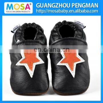 Children Soft Sole Genuine Leather Star Shoes ,Boy Cow Leather Shoes