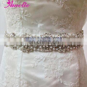 Beaded Pearl And Crystal Bridal Belt