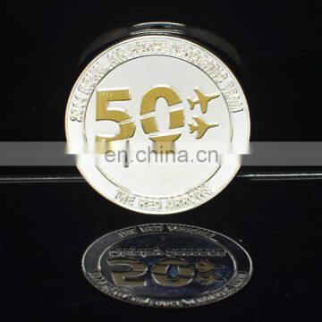 Wholesale Custom Logo Cheap Metal Blank Silver Coin photo-2