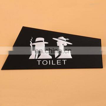 Free Custom Design Acrylic Toilet Door Sign Acrylic Sign