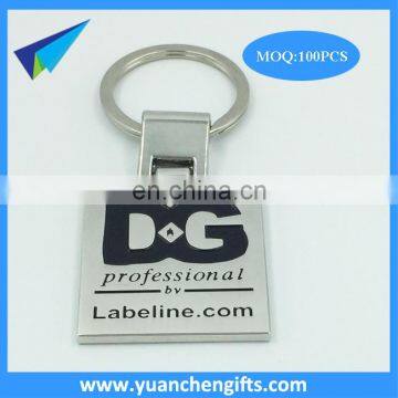 High quality custom metal keychain metal blank keychain and soft enamel keychain