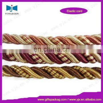 3 strand braided cotton rope,Three color twisted cotton rope,Fancy twisted cotton rope
