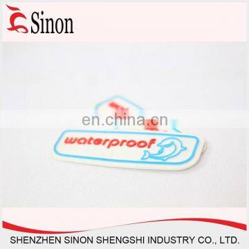 clothing custom 3d rubber patch pvc rubber patch