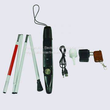Foldable Multifunctional White GPS Ultrasonic Aluminum Blind Walking Cane Walking Stick photo-5