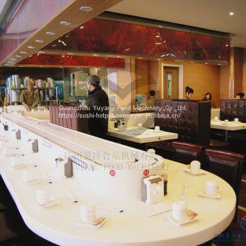 Conveyor belt sushi for system and belt conveyor with beverage