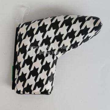 Printing Pu Material Golf Blade Head Cover