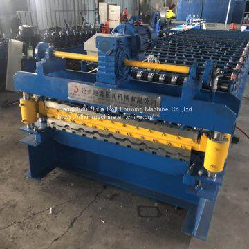 Roof Tile Trapezoidal Double Layer Roll Forming Making Machine for China photo-3
