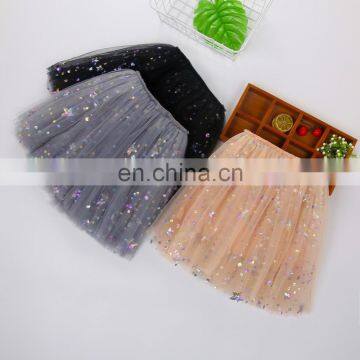 2020 Korea Style Baby Girls Skirt Embroidery Sequins Summer Kids Girls Skirts