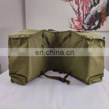 Durable Canvas Bicycle Saddle Bag Bike Travel Bag for Mountain Bike