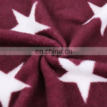 China Wholesale Custom Super Soft Fluffy Coral Fleece Star Printed Blanket Glow in the Dark Throw Blankets for Winter photo-6