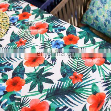 2019 Amazon Top Seller New Model Colorful Flower Digital Printing Linen Cotton Casino Tablecloth Table Cloth photo-3