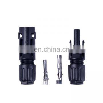 Flame Resistance IP68 Waterproof 1500V DC PV Cable Plug Socket Solar Connector Pin photo-4