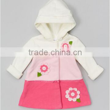 korean fashion girl style 2014 wholesale Girls cotton plaid lining upscale children's Hooded coat