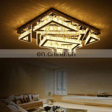 ceiling lights modern lustres rectangle Crystal Ceiling Light from Zhongshan