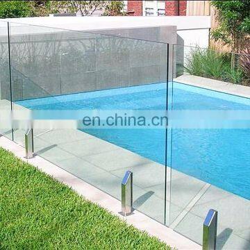 High quality swimming  pool  fence  glass and spigot with AS/NZS 2208 certificate