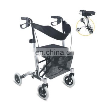 High Quality Aluminum Foldable Walker Rollator for disabled and adults