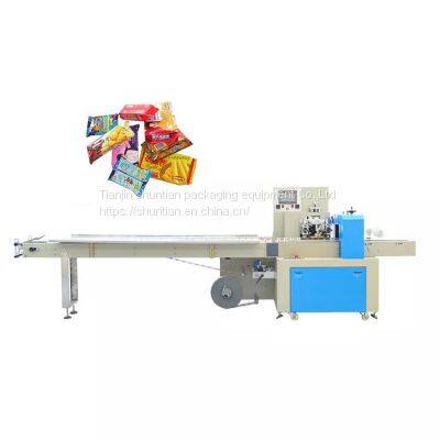 automatic bakery and bread packs pillow bag packing machine for sale