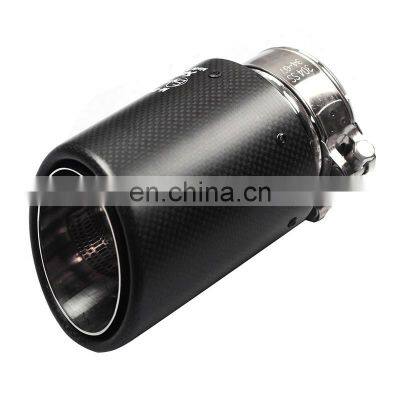 7026 Top Quality Akrapovic Car Carbon Fiber Exhaust End Tips Pipes For Universal Carbon Exhaust Tips