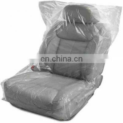 JZ 2021 Trend Disposable Plastic Transparent Seat Covers for Universal Cars