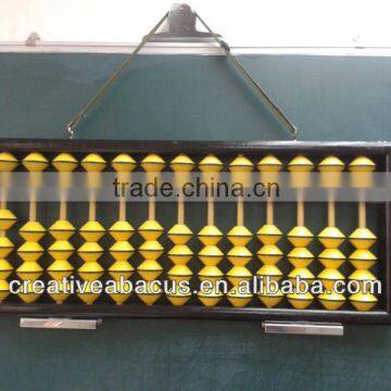 Teacher Abacus 13 Rods Yellow Beads