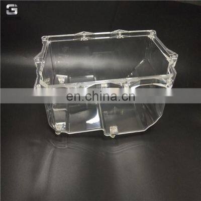 high performance cnc machining transparent parts cnc part machining from guangzhou