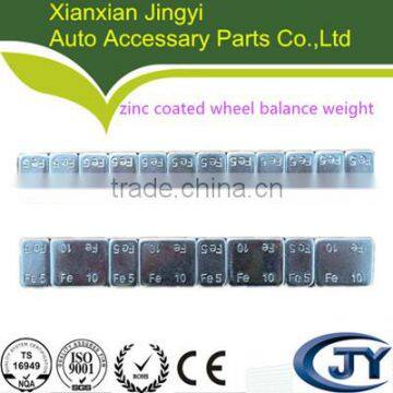 2016 Europe Hot sale adhesive wheel balance weight, zinc coated wheel weights