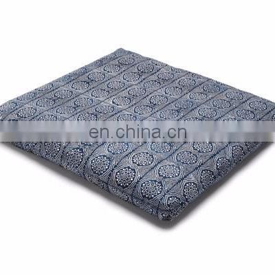 Printed Cotton Canvas fabric Squire Zabuton meditation Cushion