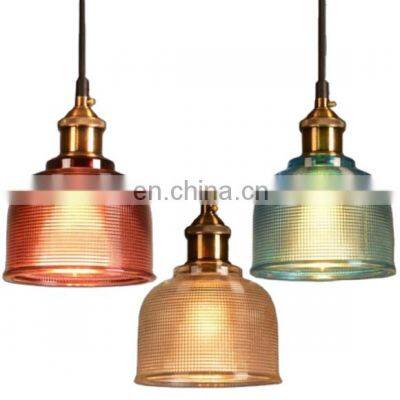 New Design Crystal Glass Candy Color Pendant Light Decorative Hanging Lamp For Indoor Lighting