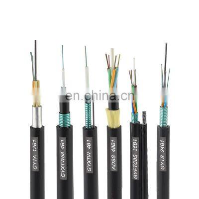Adss Fiber Optic Cables 2 4 8 24 48 96 Core 12 Fiber G652D Single Mode Aerial Dark Optical Fiber Cable ADSS Outdoor photo-5