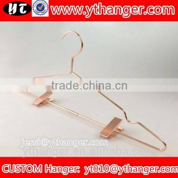 copper wire hangers with clips metal hangers for clothes                        
                                                Quality Choice