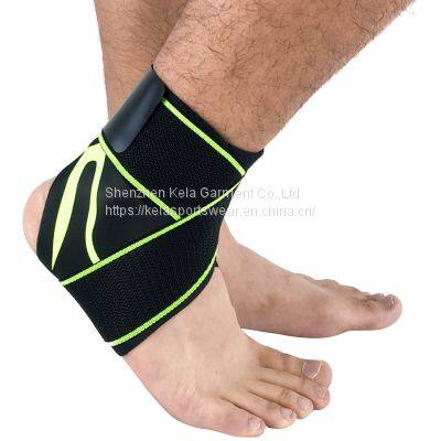 Supply Ankle Support Brace Adjustable Ankle Brace Breathable Fabric Material Super Elastic and Comfortable,1 Size Fits All, Suitable for Sports photo-3