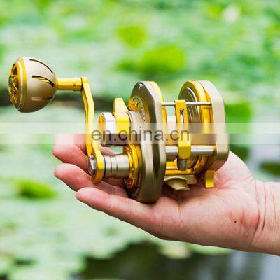 13+2 Stainless Steel Bearings 30kg Big Drag Drum Full Metal Fancy Jigging Trolling Boat Fishing Jig Reels