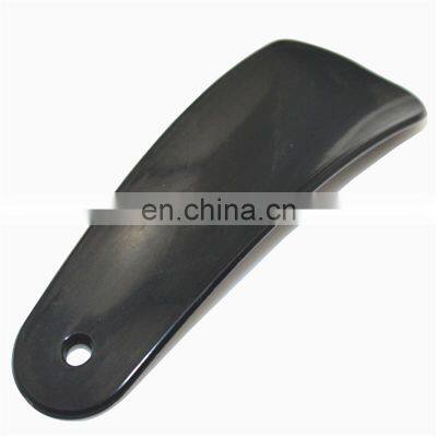 wholesale giving away shoe horn/ plastic back shoe helper/ hotel shoe horn customized portable