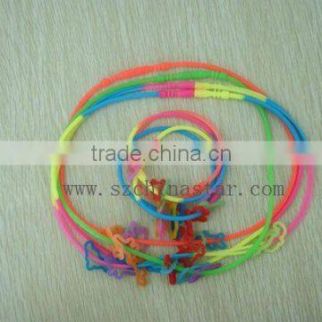 Colorful 100% silicon necklace