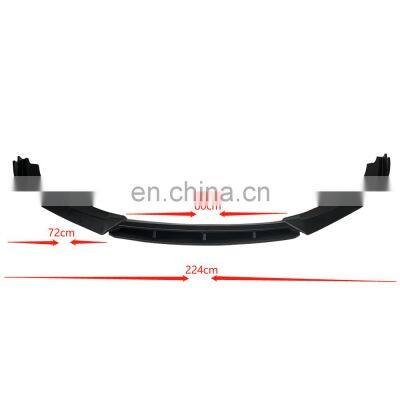 Honghang Factory Manufacture Car Auto Parts, Gloss Black Front Bumper Lip Spoiler For Honda civic Front Lip