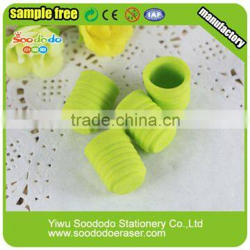 3d pvc rubber toy excavator eraser