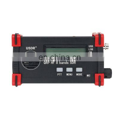 Black Shell USDX USDR HF QRP SDR Transceiver 8-Band 5W DSP SDR SSB/CW Transceiver With Handheld Mic photo-2