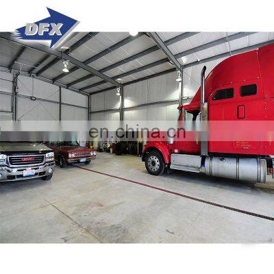 Easily Assembled Color Cladding Metal Steel Workshop Insulated Steel Shed