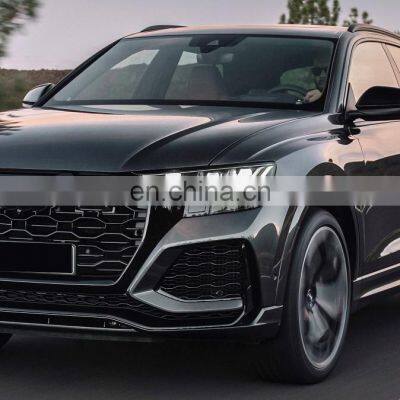 Q8 Honeycomb Grill Audi Q8 With Camera Holes ABS 2020 photo-5