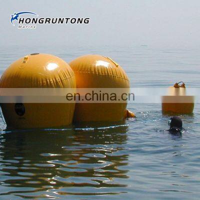 Inflatable marine rescue underwater airbag for commercial ship salvage airbag