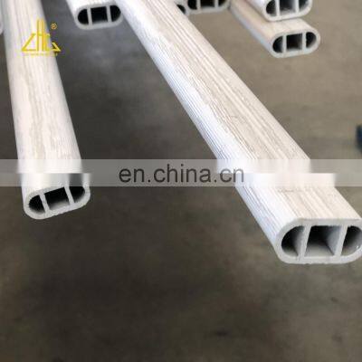 Aluminium Oval Tube for Wardrobe 3 - 6 Meters With Cutting Service 6063 New Material Pre-drilled Mounting Holes photo-3