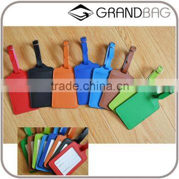 wholesale genuine leather luggage tags baggage tags colorful luggage parts