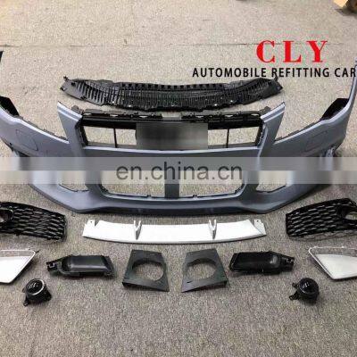 Genuine Car Accessories Body Kits For Audi A 7 Upgrade RS 7 Front Rear Car Bumper Side Skirt Diffuser photo-2