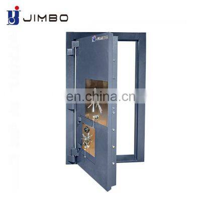 JIMBO Customized high quality metal bank security door safe steel vault door