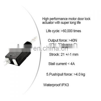 Front Rear Tailgate Door Control Central Actuator Motor Lock Solenoid 5 Pin For Citroen Peugeot photo-3