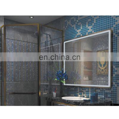 Opening Sale Rectangle Vanity Mirror Hot New Products Bathroom Makeup LED Mirror With Touch Screen