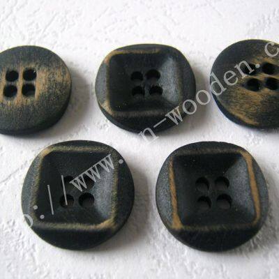 The Manufacturer Provides Marking Wood Button 30mm Laser Pattern Cartoon Wood Button Wood Button Pear Wood Button photo-5