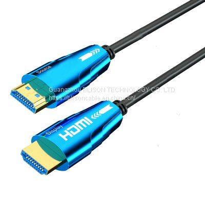 Тонкий 8К оптоволоконный HDMI кабель с пропускной способностью 48 Гбит